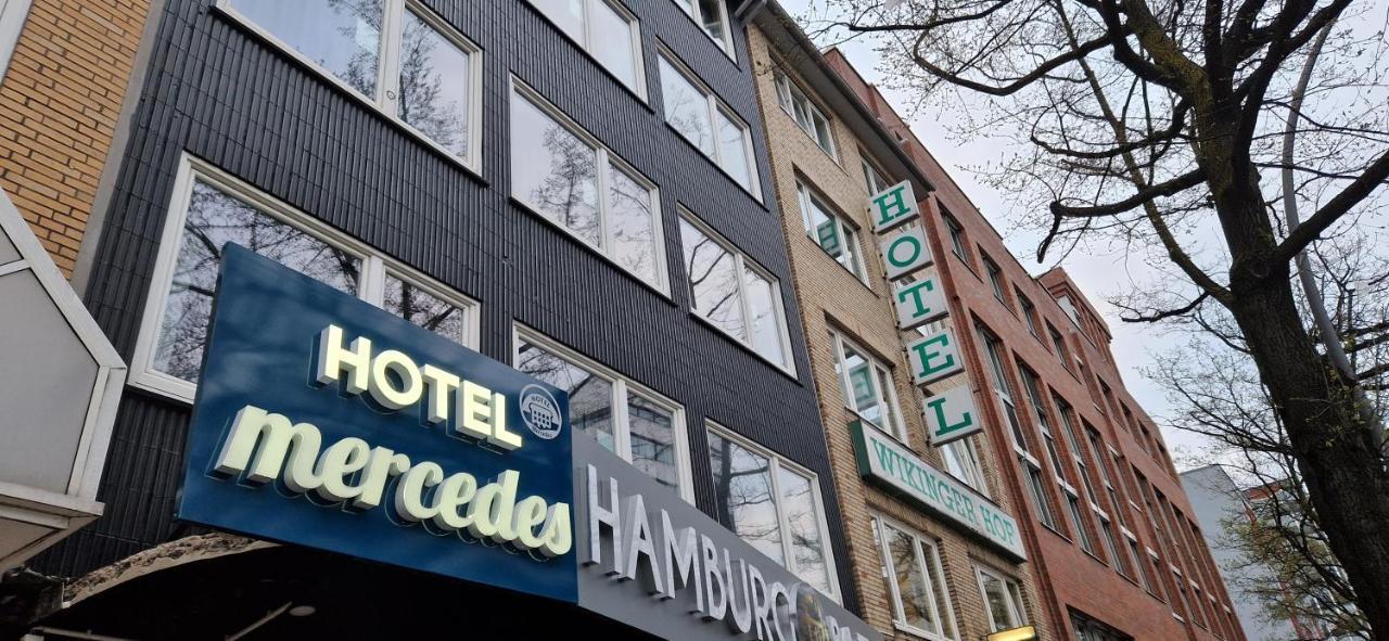 Hotel Mercedes/Centrum Hamburgo Exterior foto